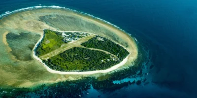 Lady Elliot Island vue d'en haut