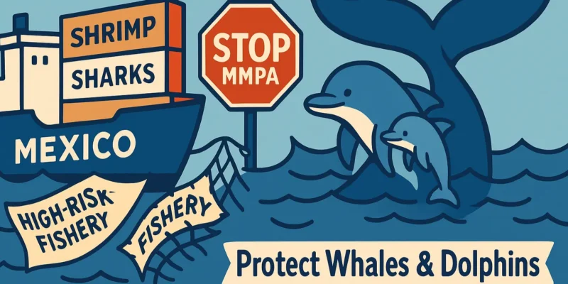 Les États-Unis interdisent l’importation de requins et de crevettes du Mexique – protection des baleines et des dauphins